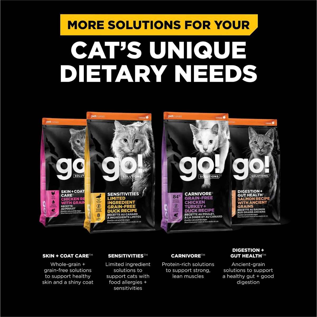 Go! Solutions Weight Management + Joint Care Grain-Free Chicken Recipe Dry Cat Food