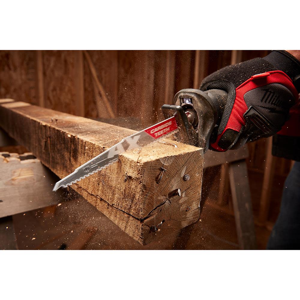 The Ax™ with Carbide Teeth SAWZALL™ Blade 6 in. 5T ;