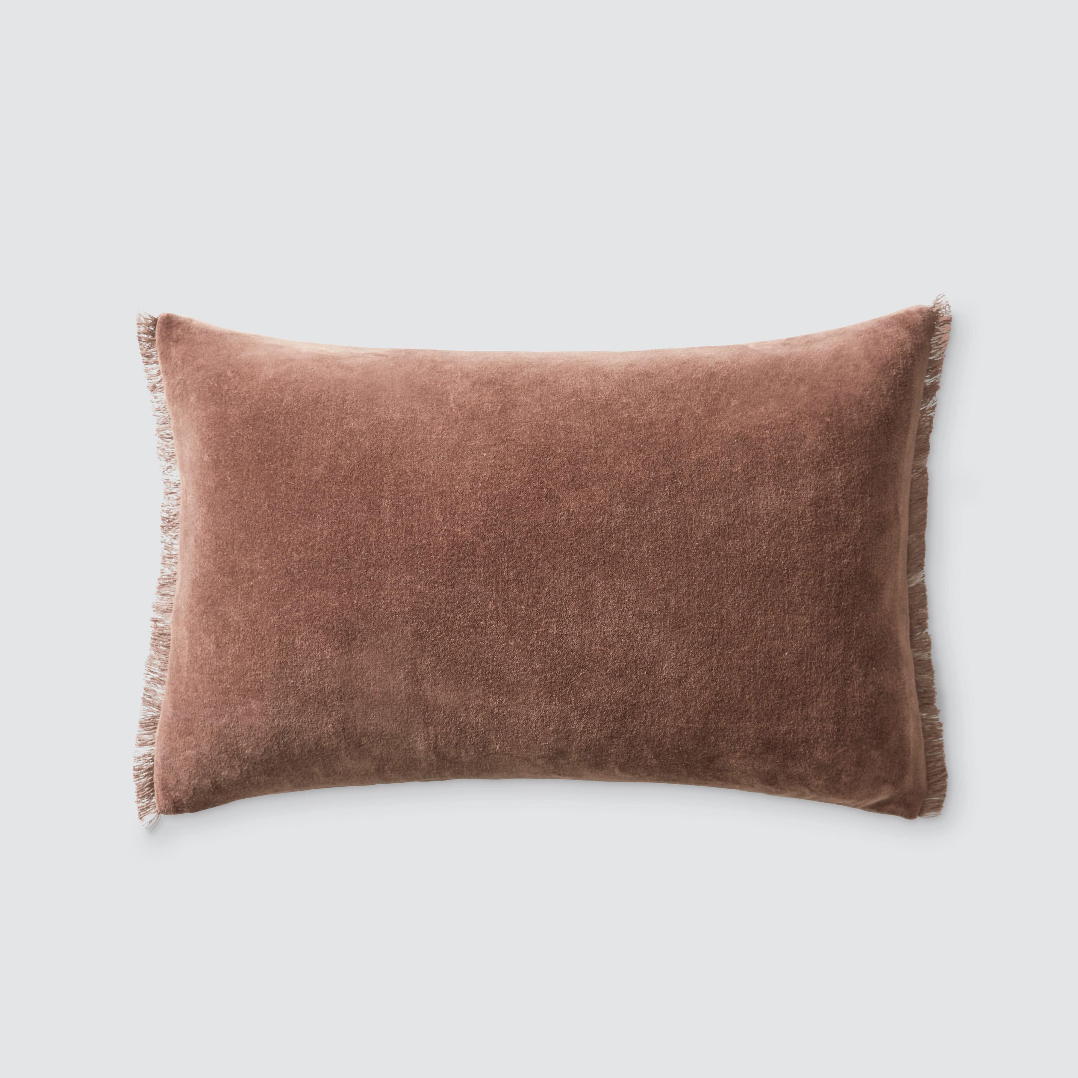 Velvet Small Lumbar Pillow