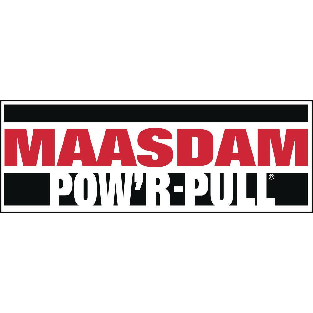 Maasdam Pow'R Pull 2000 lb. 1-Ton Capacity 12 ft. Max Lift 10:1 Leverage Web Strap Puller Come Along Tool WS-1