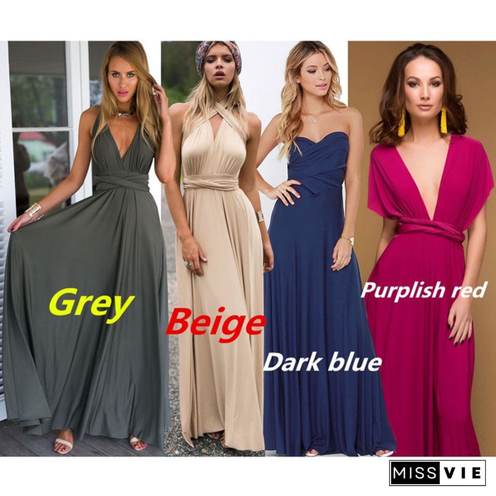 Women's Fashion Sexy Dress Formal Dress A Variety Of Ways To Wear Cross-Flush Sexy Skirt 15 Colors