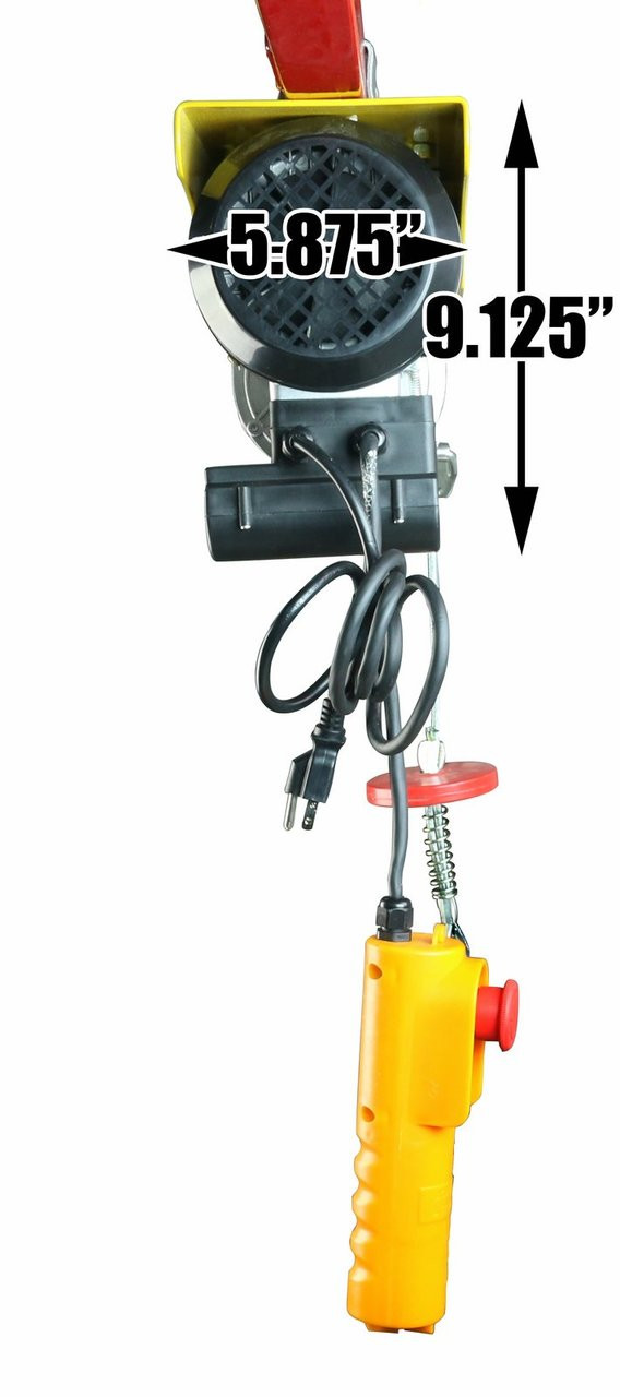 Steel Dragon Tools 880 LBS Mini Electric Wire Cable Hoist