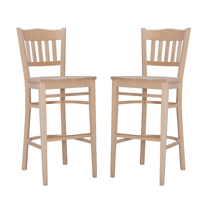 Linon Maryah Barstool 2-piece Set