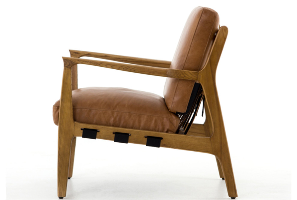 Serena Lounge Chair   Midcentury   Armchairs And Accent Chairs   by Marco Polo Imports  Houzz