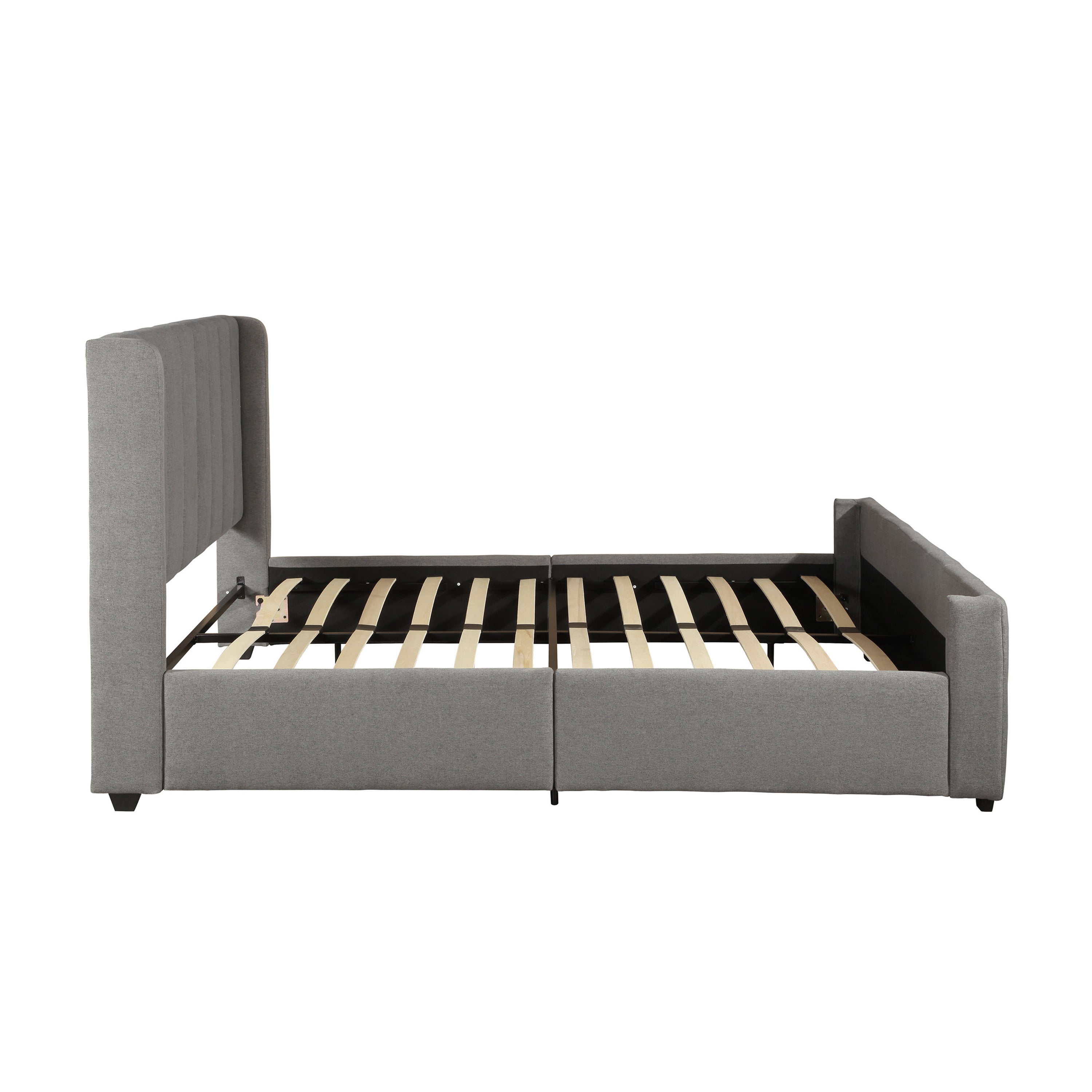 Riley Fully Upholstered Queen Size Bed Frame