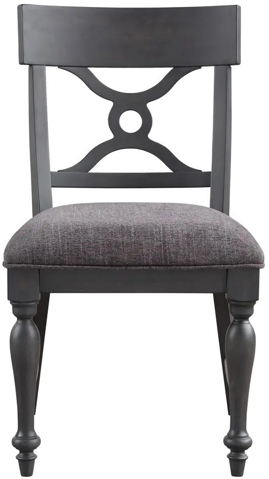 Waters Edge Dark Gray Dining Room Chair