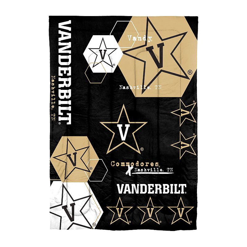 The Northwest Vanderbilt Commodores Twin Comforter Set with Sham