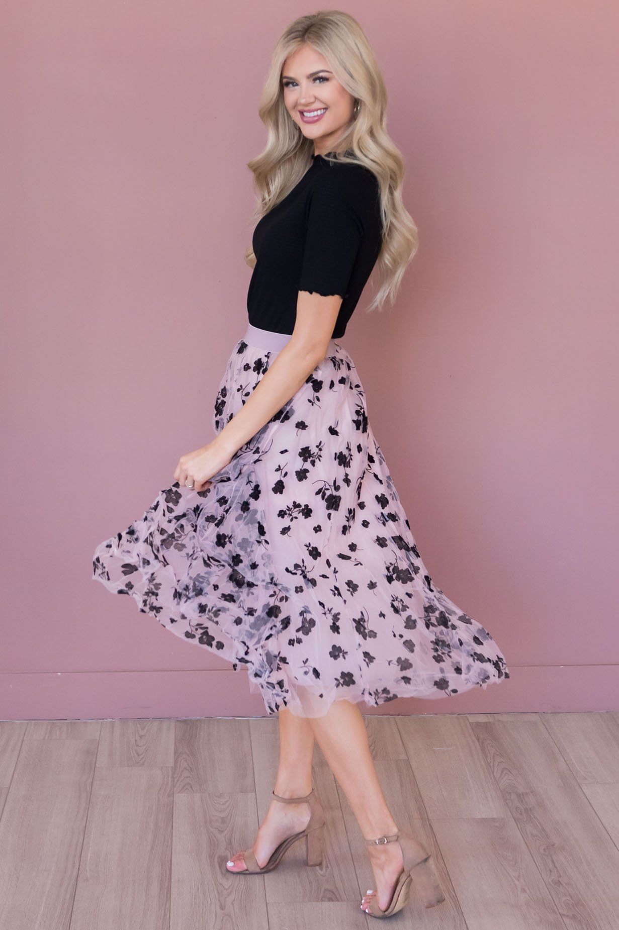 Forever Love Song Modest Tulle Skirt