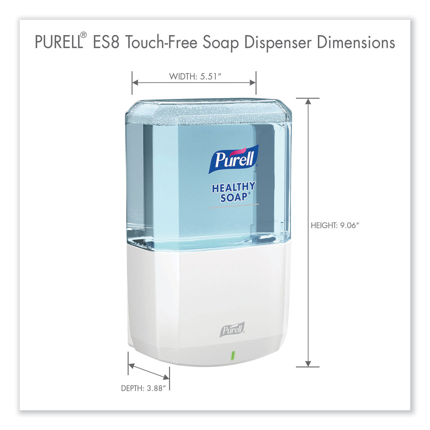 ES8 Soap Touch-Free Dispenser by PURELLandreg; GOJ773001