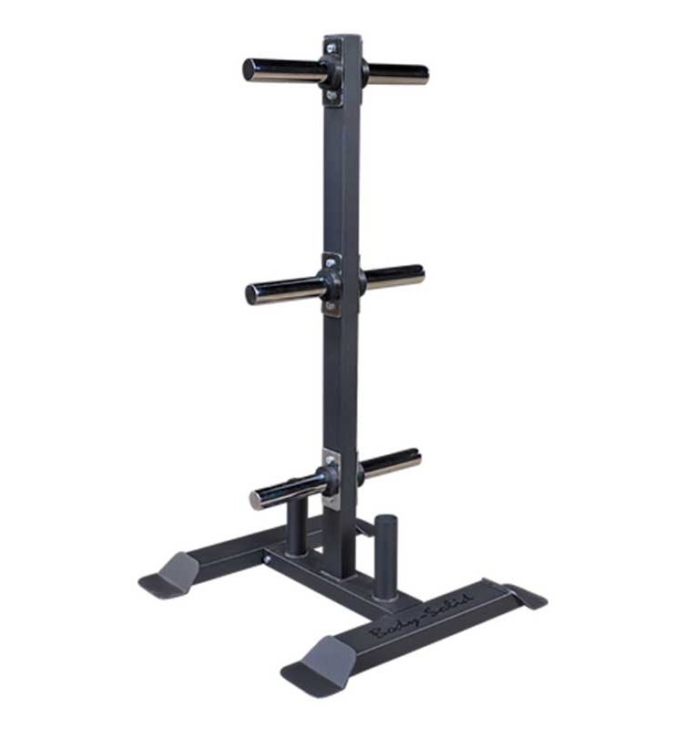 Body-Solid Olympic Weight Plate Tree and Bar Holder