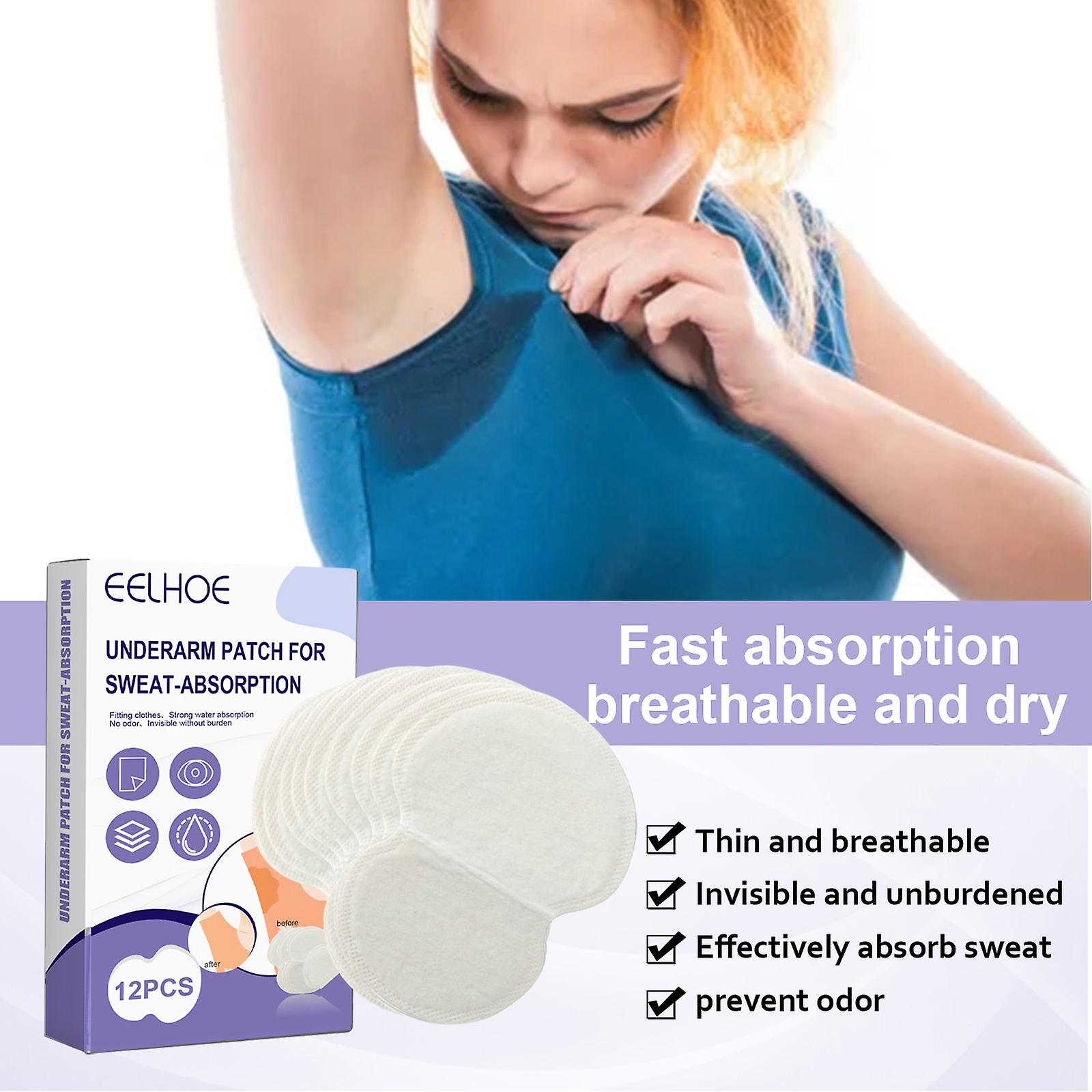 Underarm Sweat Absorbing Paddisposable Underarm Sweat Absorbing Pad: Light Breathable Long-lasting And Effective Armpit Sweat-absorbing And Deodorizin