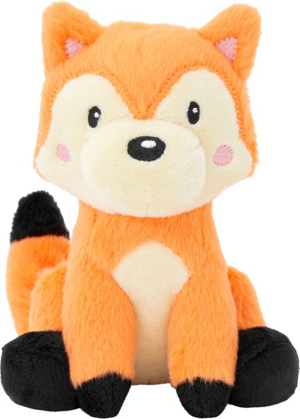 Frisco Camping Fox Plush Squeaky Dog Toy