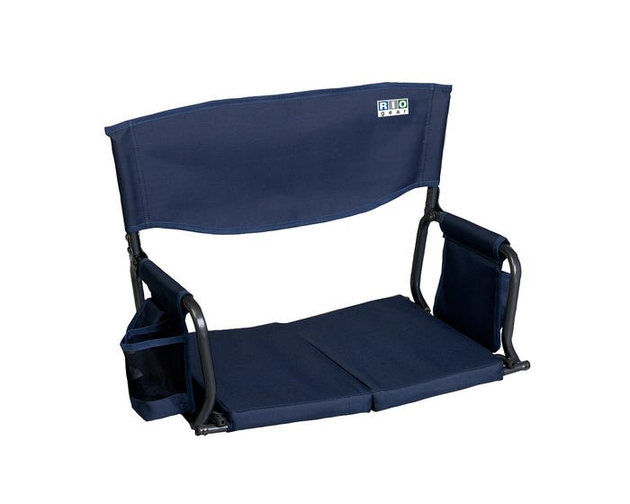 RIO Gear Bleacher Boss Compact Stadium Seat - Navy 10115-1