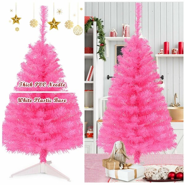 Costway 3 ft Premium Artificial Christmas Mini Tree Holiday Season