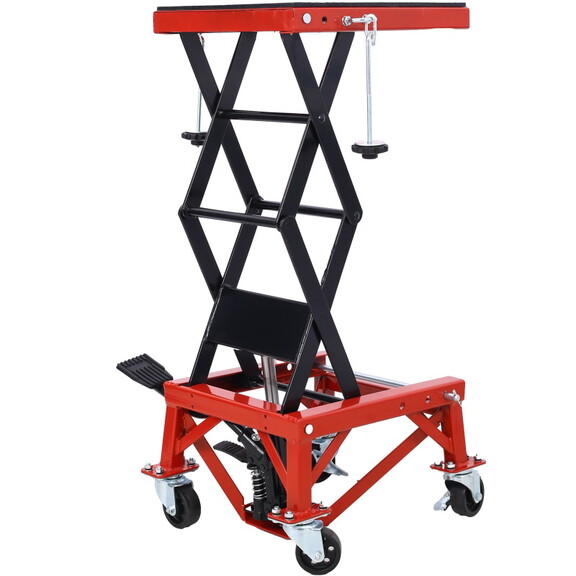 300 lbs Hydraulic Motorcycle Scissor Jack Lift Foo...