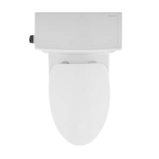 Swiss Madison Voltaire 1-Piece 1.28 GPF Single Flush Elongated Toilet in White Seat Included SM-1T114