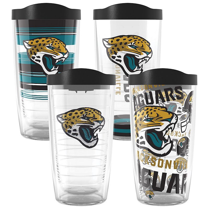 Tervis Jacksonville Jaguars Four-Pack 16oz. Classic Tumbler Set