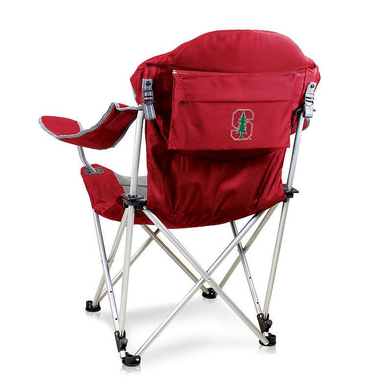 Picnic Time Stanford Cardinal Reclining Camp Chair