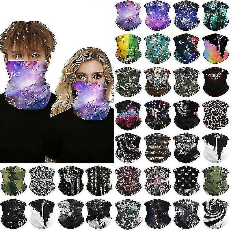 (mouse Print) Multi Use Biker Balaclava Cycling Neck Warmer Tube Scarf Snood Face Mask Bandana