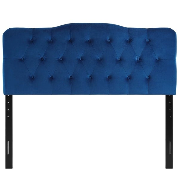 Carson Carrington Labbetorp Twin Diamond Tufted Velvet Headboard - - 28502190