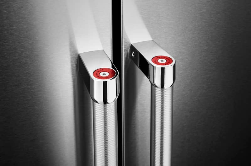 KitchenAid ADA 24.8 Cu. Ft. PrintShield Stainless Steel Side-By-Side Refrigerator With Exterior Ice And Water Dispenser