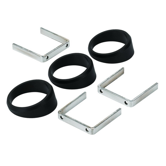 ANGLE RINGS  3 PCS.  BLACK  FOR 2 1/16 in. GAUGES