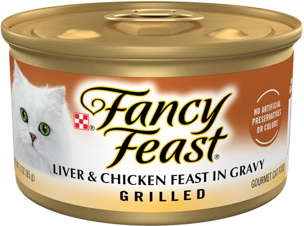 Fancy Feast Grilled Liver and Chicken Feast in Gravy Canned Cat Food