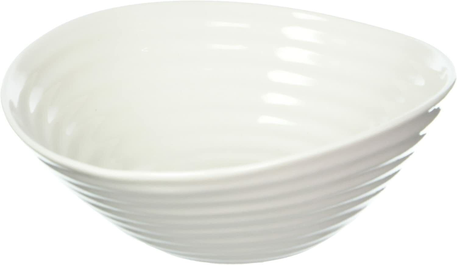 Portmeirion Sophie Conran Collection 7.25-Inch Porcelain Cereal Bowl - White