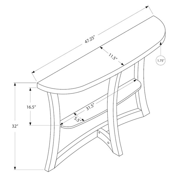 Accent Table， Console， Entryway， Narrow， Sofa， Living Room， Bedroom， Laminate， Contemporary， Modern