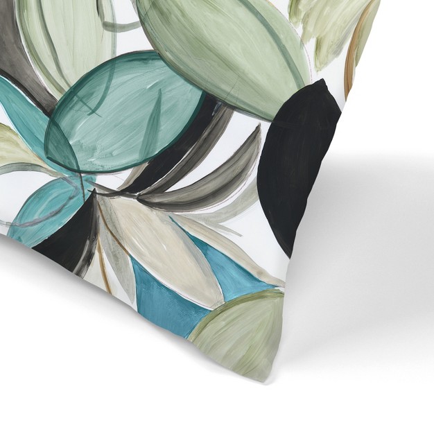 Americanflat Botanical Bold Floral Throw Pillow By Pi Creative Art