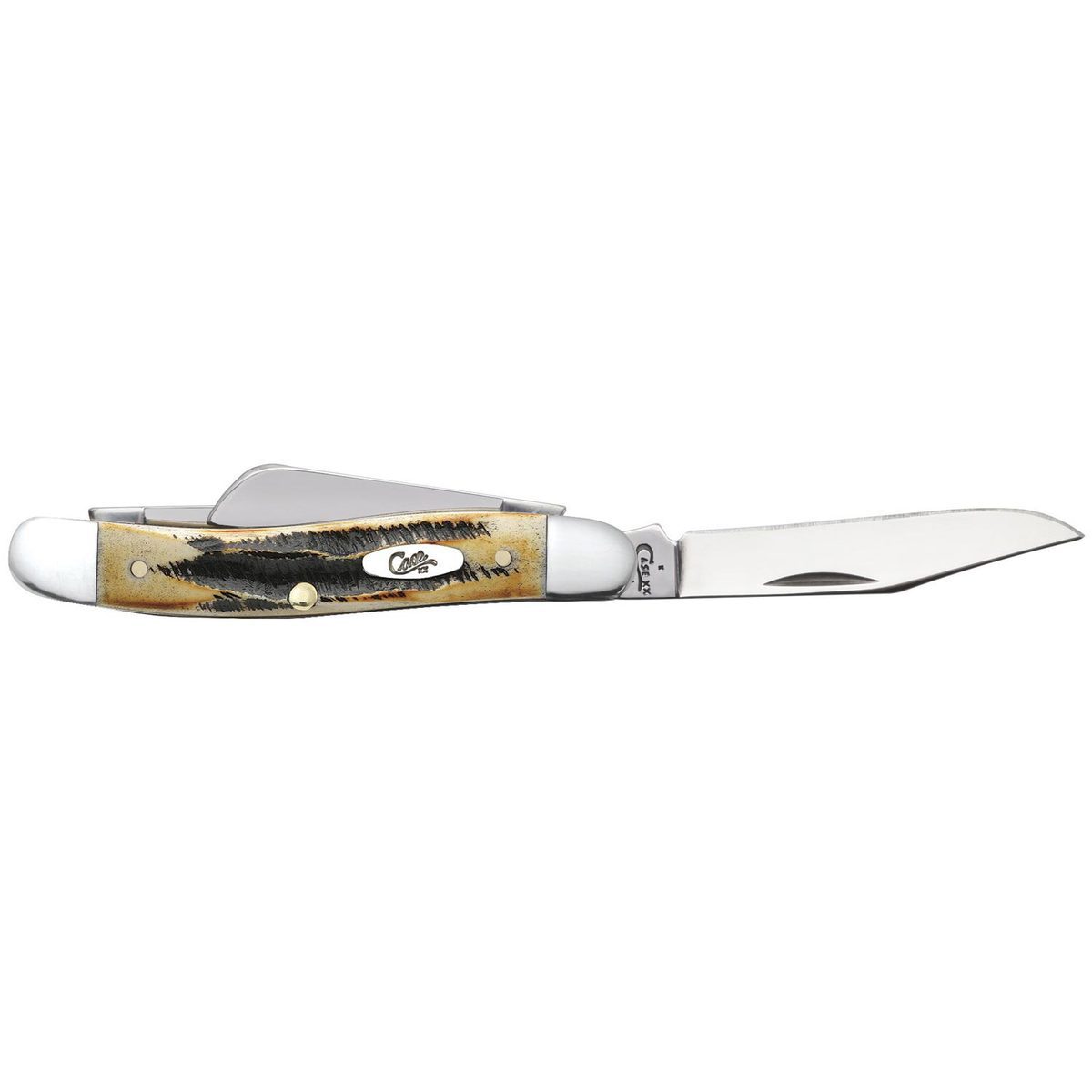 Case Bonestag Medium Stockman 2.75 inch Folding Knife  Brown