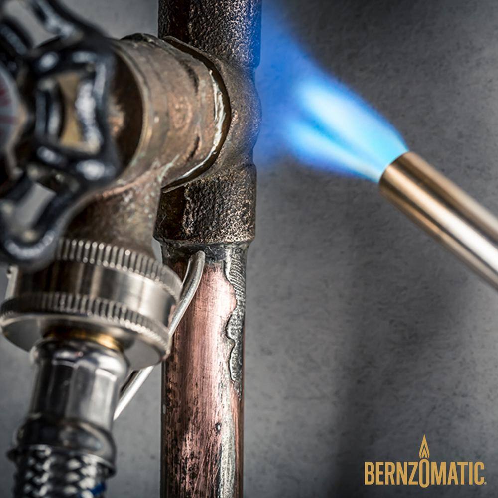 Bernzomatic Propane Gas Blow Torch Head with Trigger Ignition and Adjustable Flame 361519