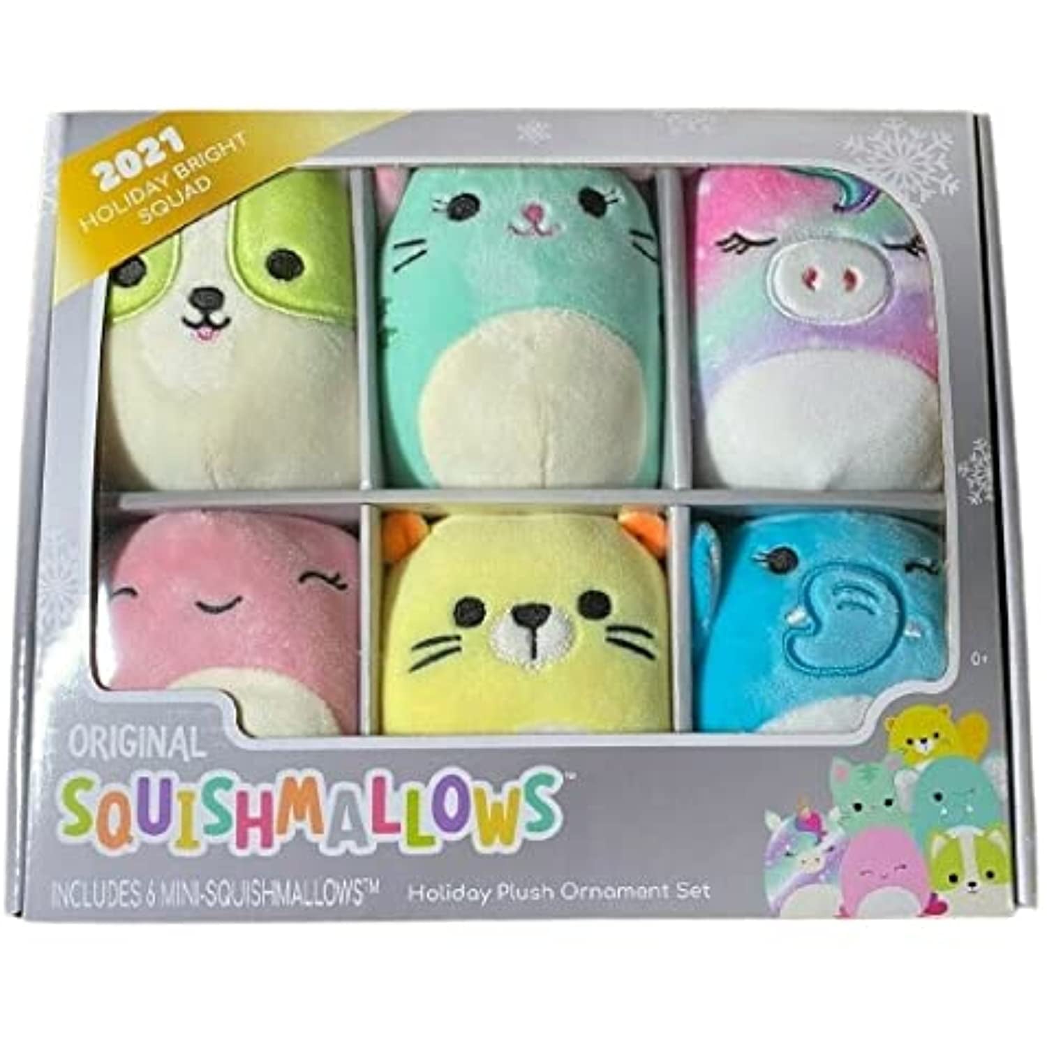 Squishmallows 5 Plush Toys (6 Pieces)