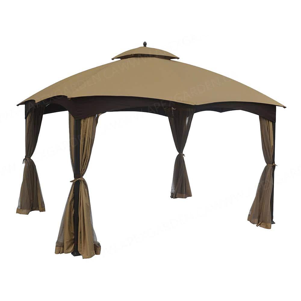 APEX GARDEN Replacement Canopy Top for 10 ft x 12 ft Gazebo GF12S004B