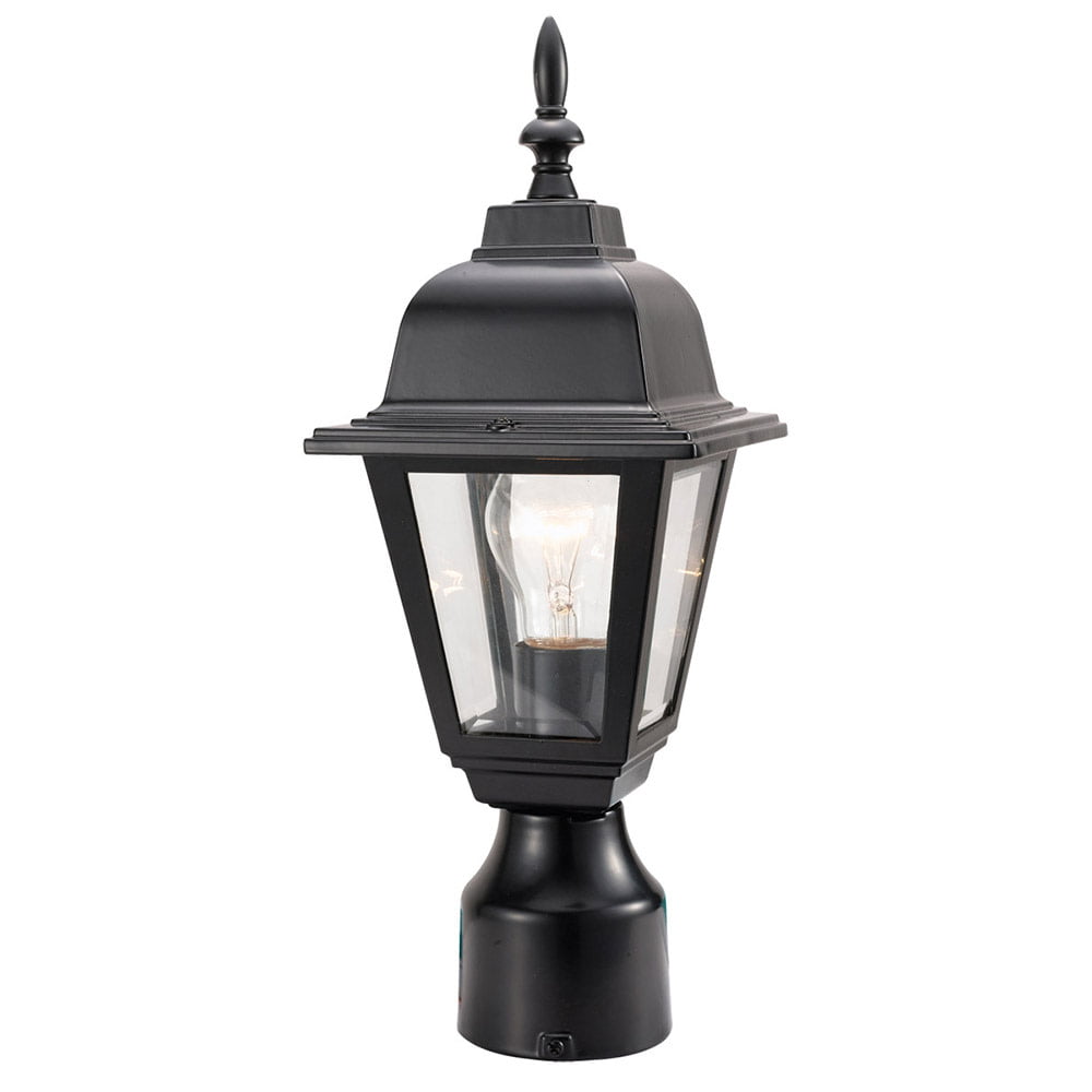 Design House Maple Street Outdoor Post Top Light in Black