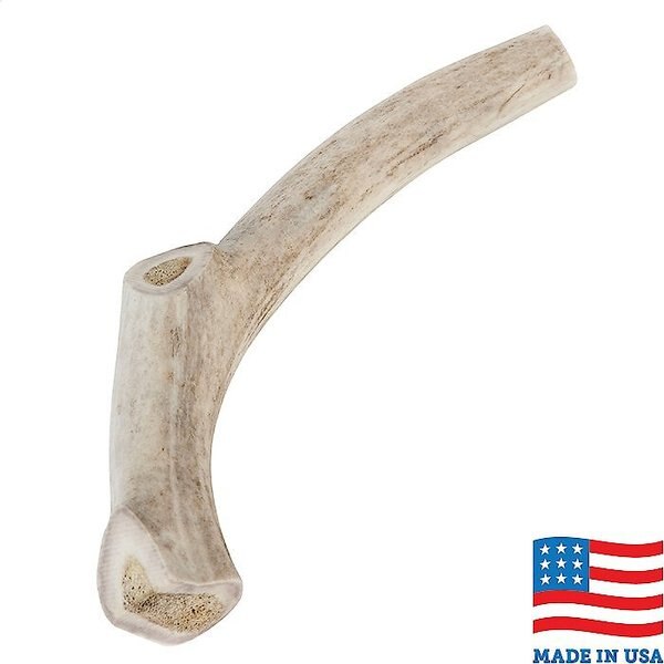 Bones and Chews Made in USA Deer Antler Dog Chew， 9.5 - 10.5-in， X-Large