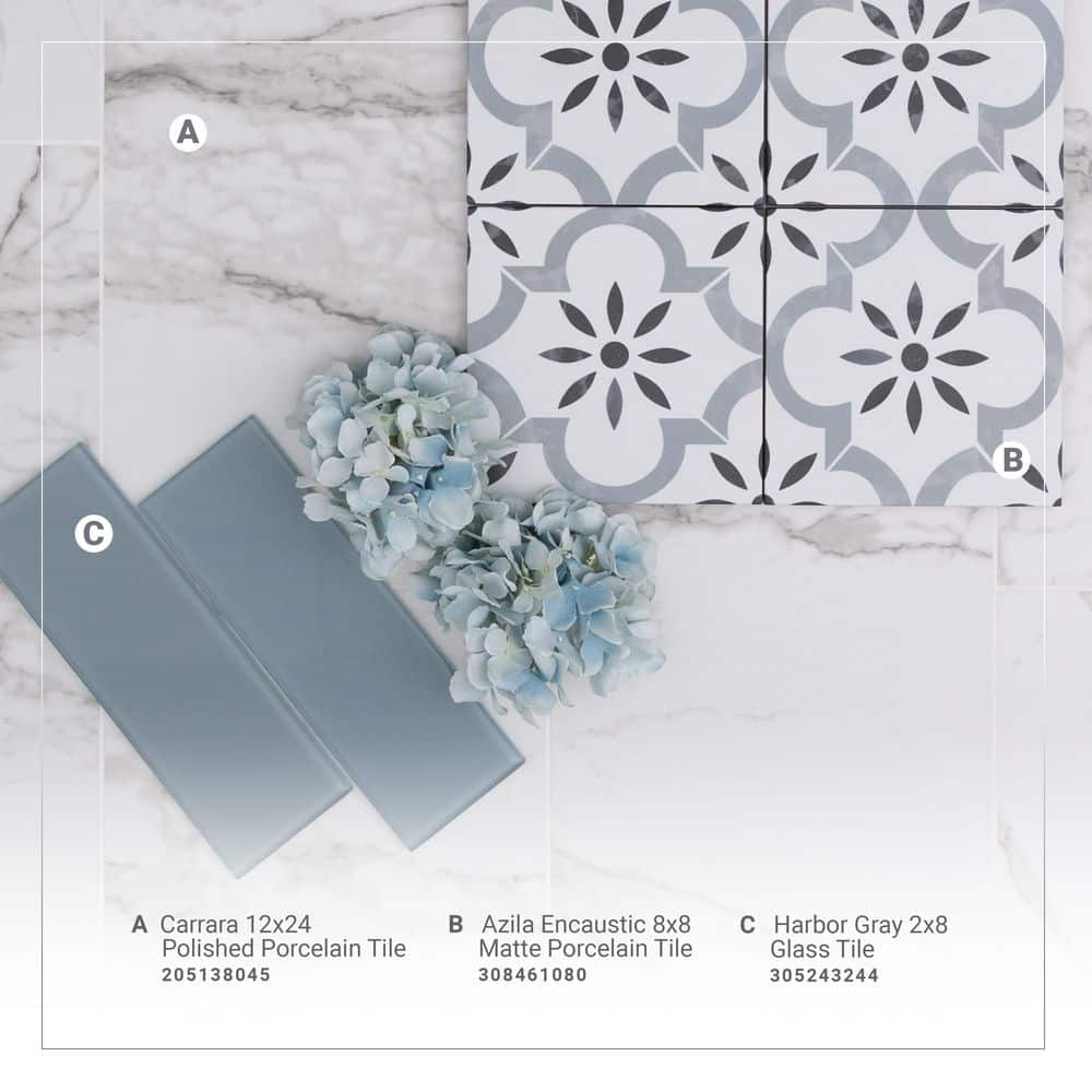 MSI Azila Encaustic 8 in. x 8 in. Matte Porcelain Floor and Wall Tile (5.16 sq. ft.Case) NFLOBA8X8