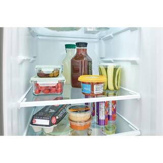 Frigidaire 36.1 in. 22.3 cu. ft. Counter Depth Side-by-Side Refrigerator in Stainless Steel FRSC2333AS