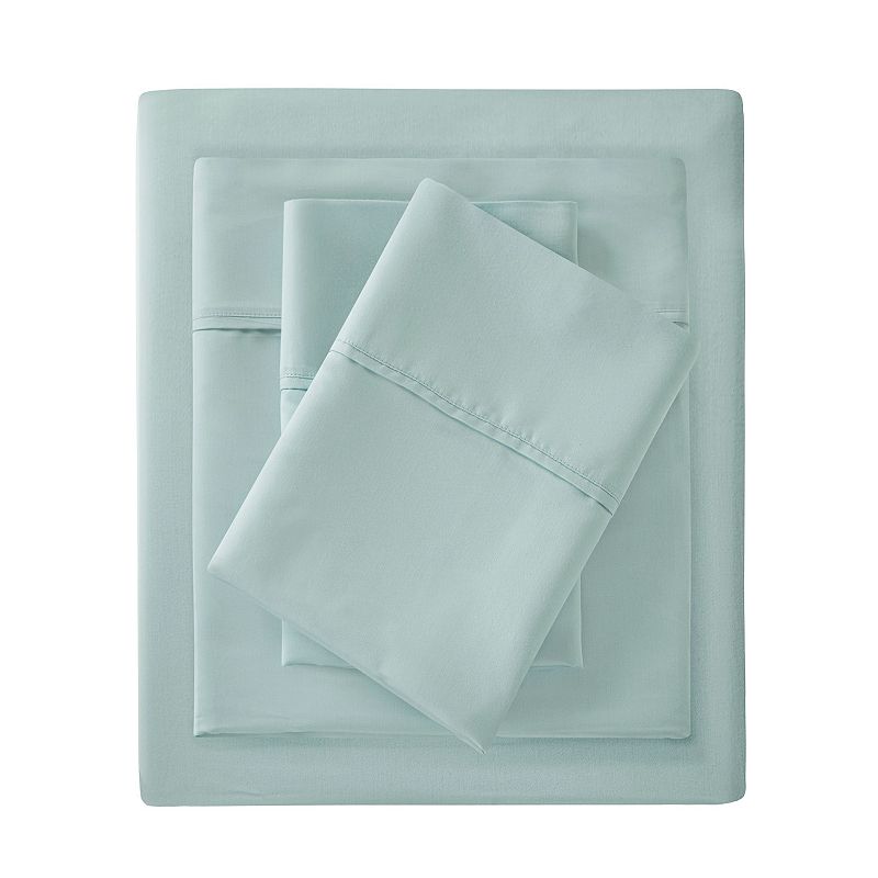 Madison Park 1500 Thread Count Cotton Blend Sateen Weave Sheet Set and Pillowcases