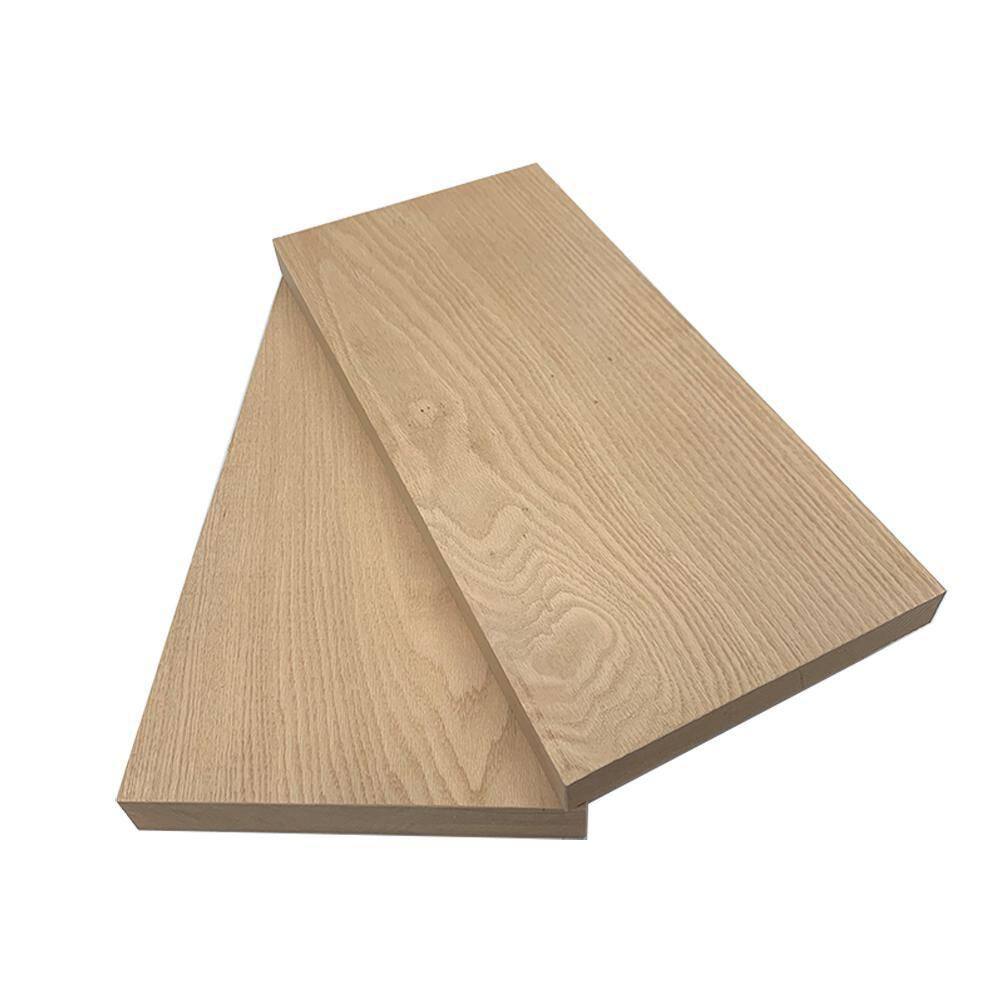 Swaner Hardwood 1 in. x 12 in. x 8 ft. Red Oak S4S Board (2-Pack) OL04110896OR