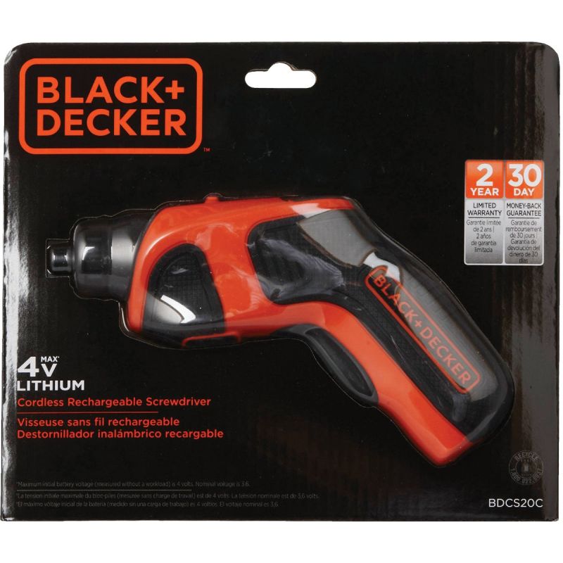 Blackamp Decker 4V MAX Lithium-Ion Cordless Screwdriver