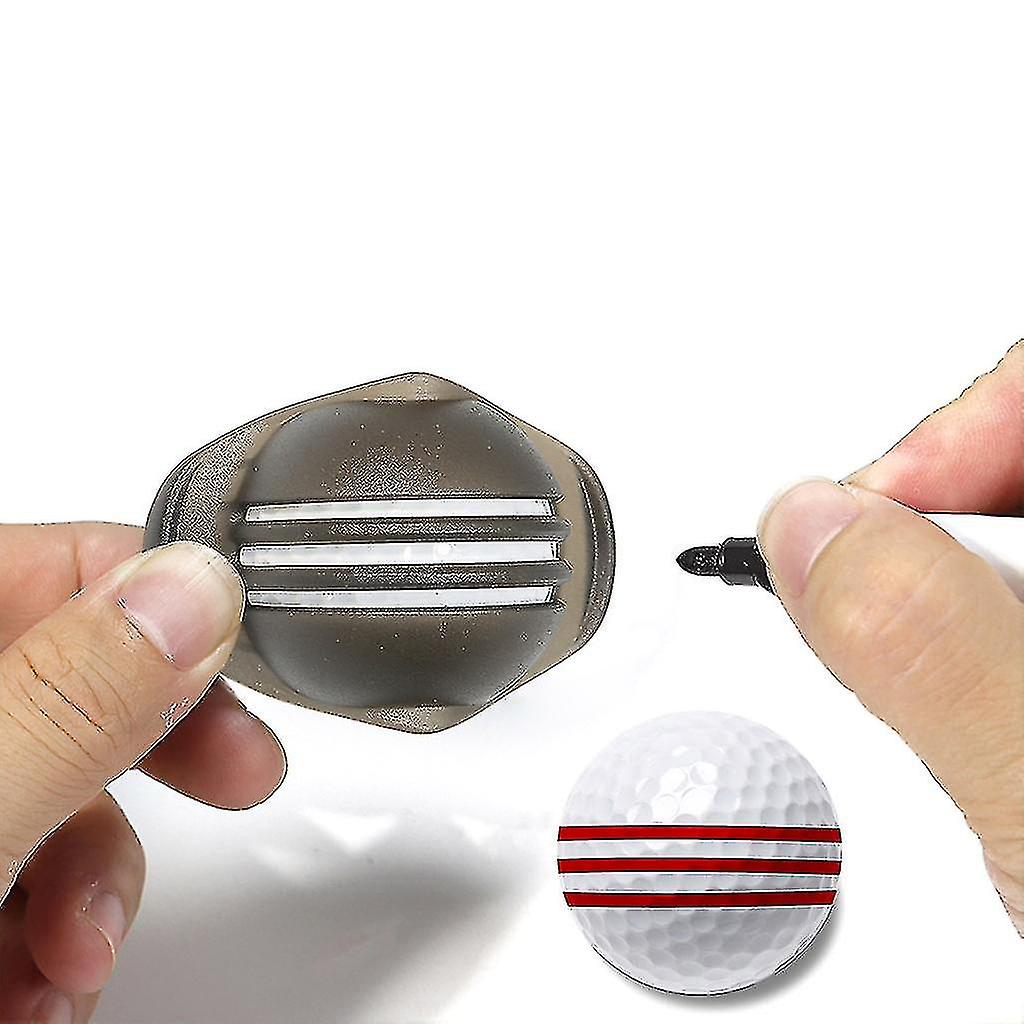 2pcs Golf Ball Line Marker Drawing Template Alignment Putting Marking Liner Set