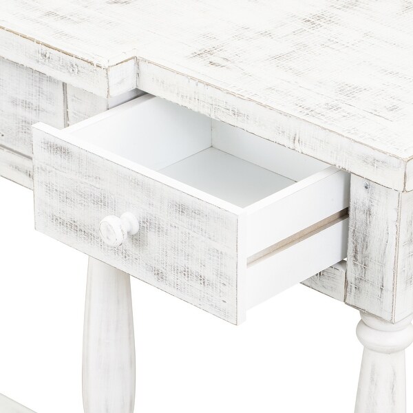 Console Table for Hallway Living Room with 4 Drawers and 1 Shelf