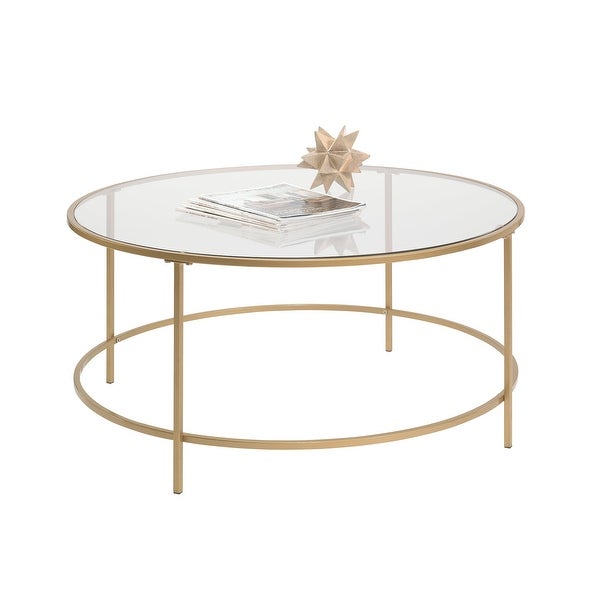 Nola Coffee Table， Gold Finish