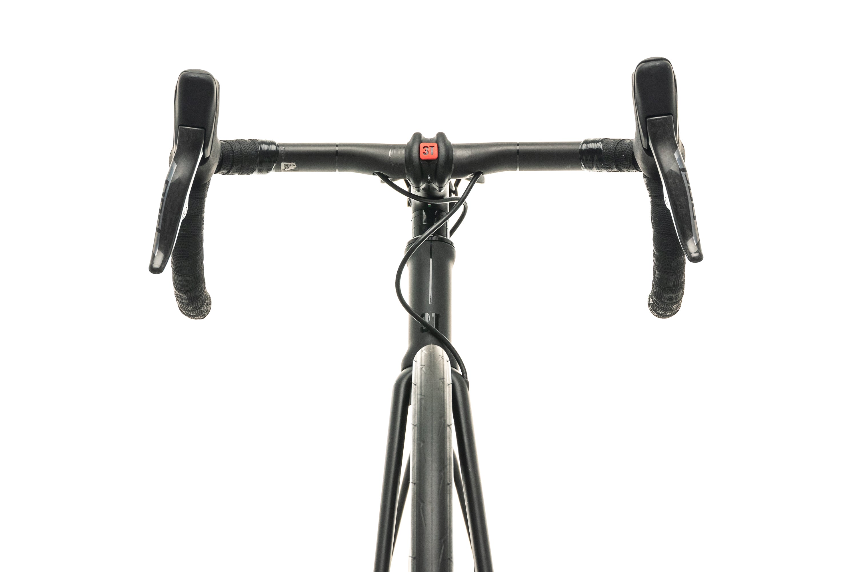 3T Strada Due Team Stealth Red AXS eTap Road Bike - 2020, Small