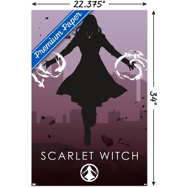 Trends International Marvel Comics Scarlet Witch Minimalist Unframed Wall Poster Prints