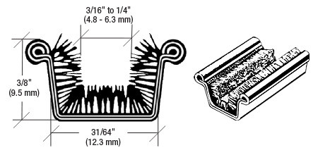 CRL Beaded Rigid Upper Division Bar for GM 1953 19...