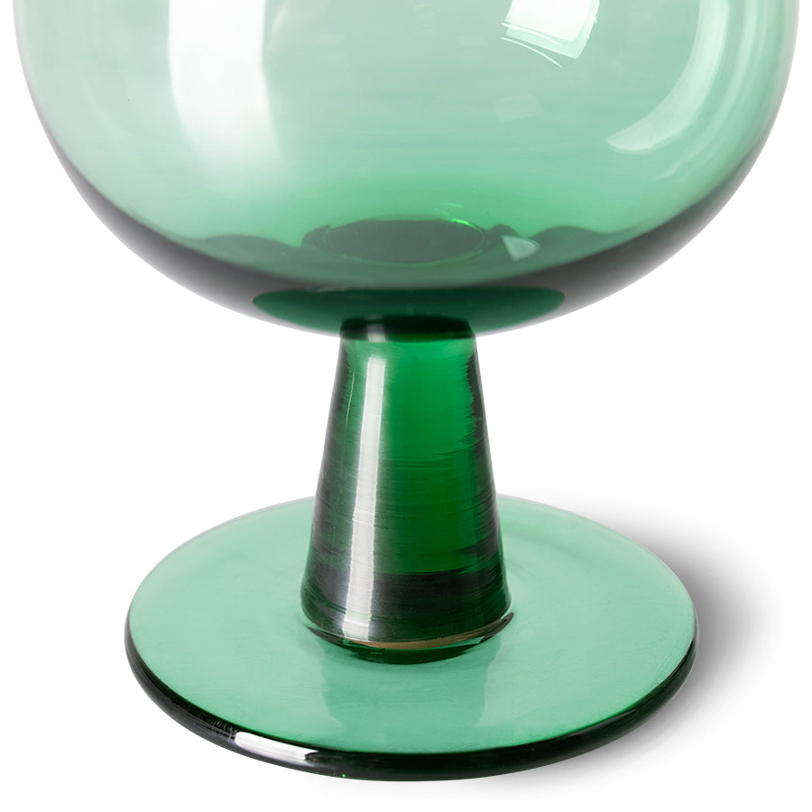 The Emeralds - Fern green wine glass low (set of 4)