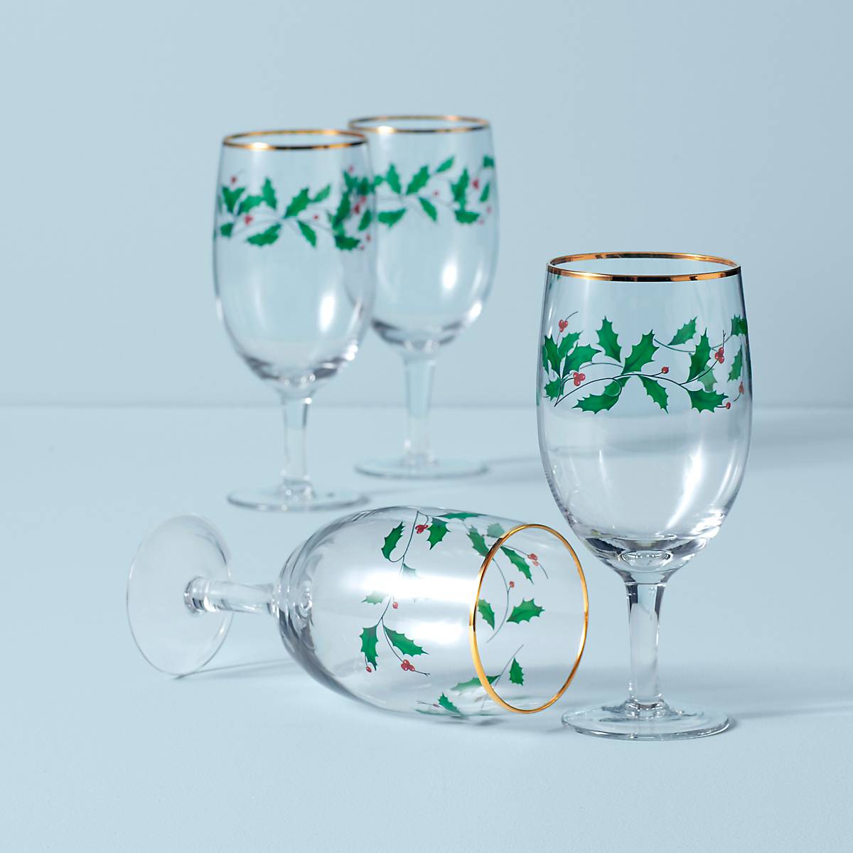 Holiday 4-Piece Iced Beverage Glass Set