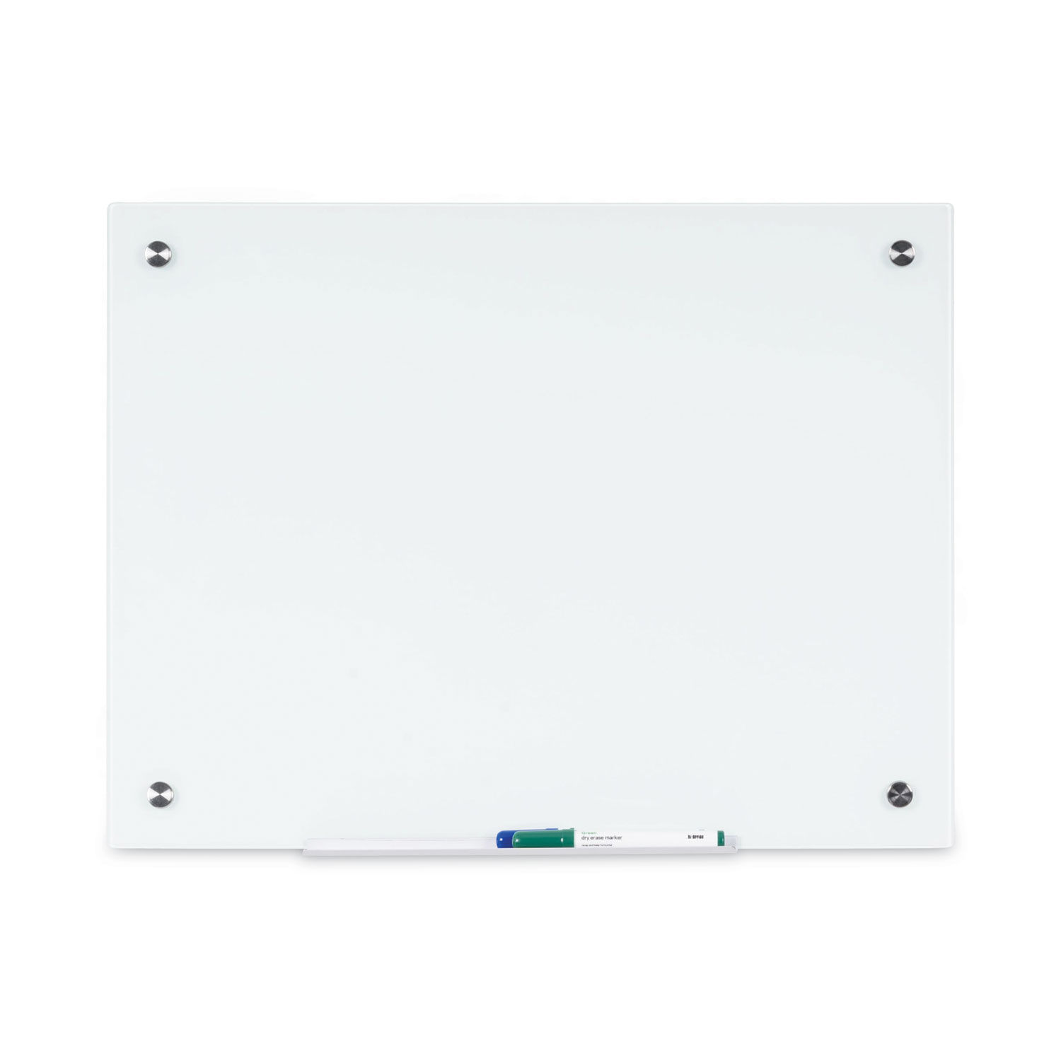 Magnetic Glass Dry Erase Board by MasterVisionandreg; BVCGL120101